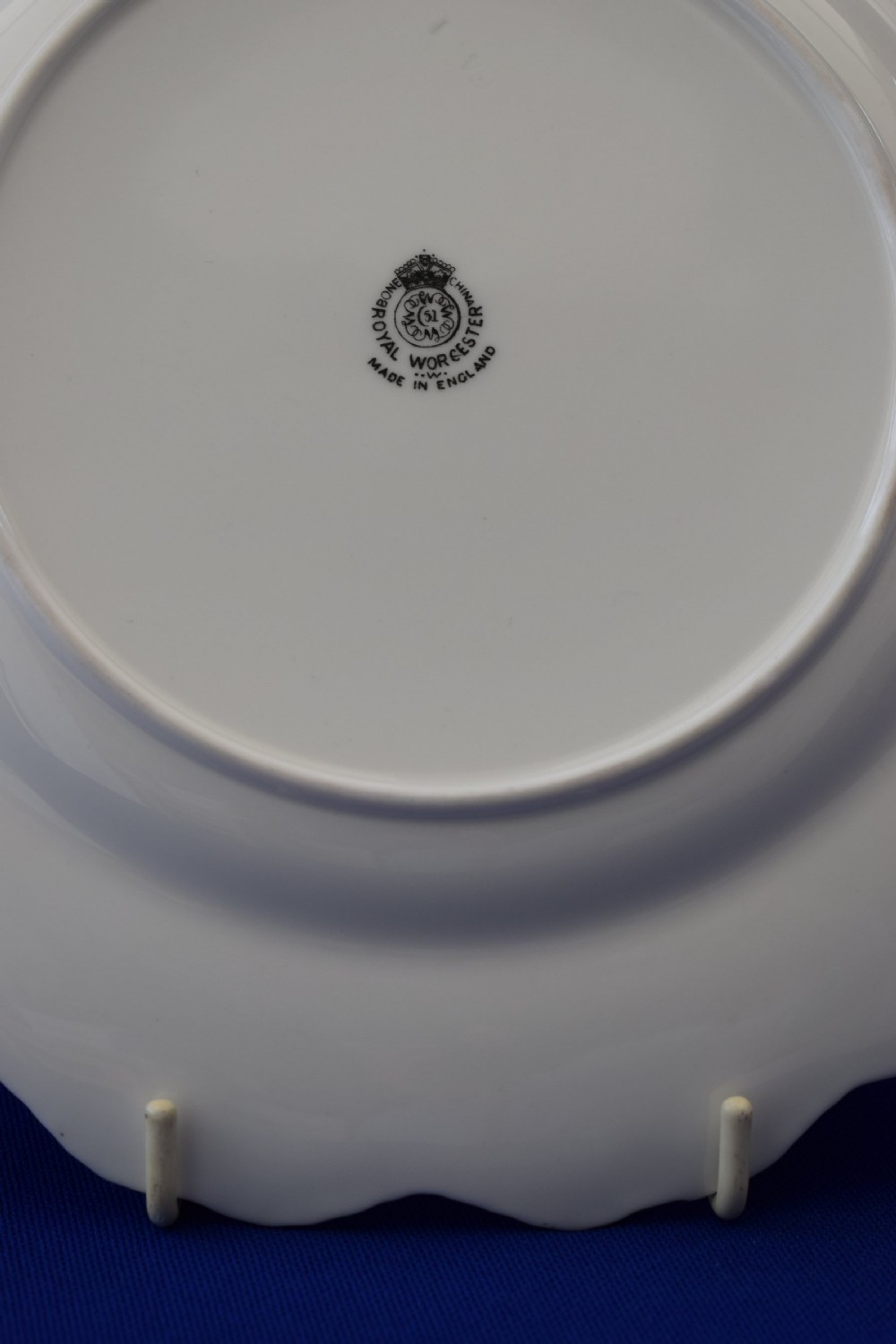 Royal Worcester painted fruit star edge plate signed H Ayrton View III