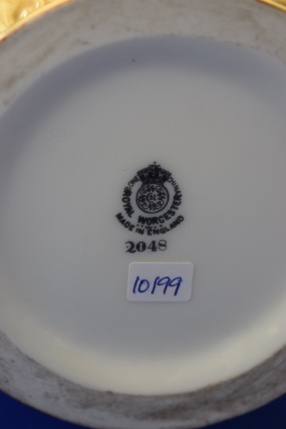 Royal Worcester 3 piece pot pourri signed H Ayrton View V