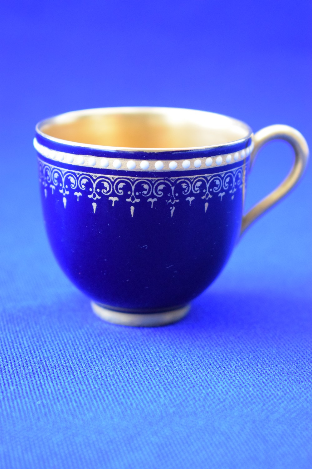 Royal Worcester demi tasse coffee cup and saucer View III