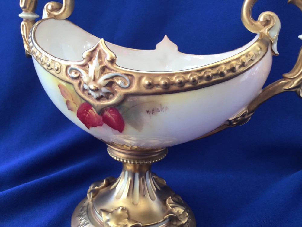 Royal Worcester centrepiece by Kitty Blake View V