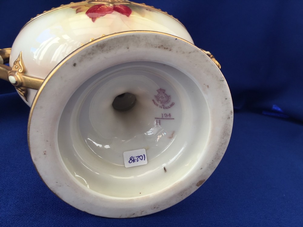 Royal Worcester centrepiece by Kitty Blake View VI