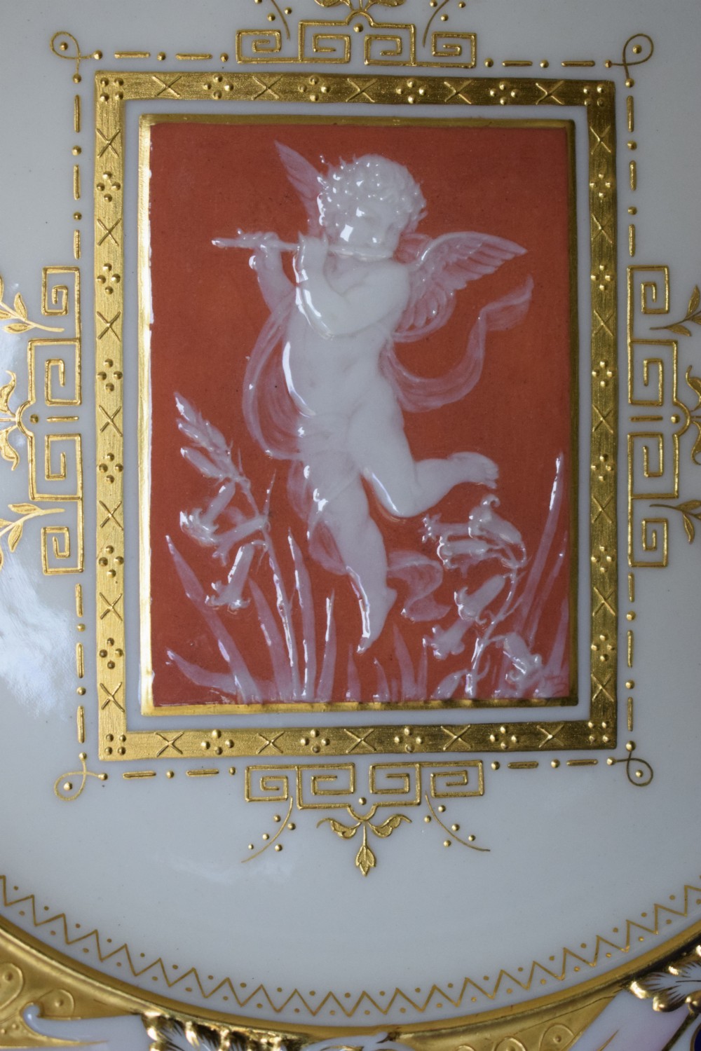 A good Mintons pate-sur-pate cabinet plate View II