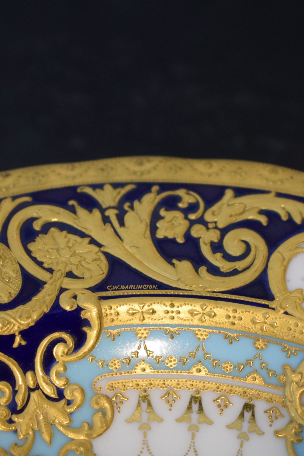 Royal Crown Derby pudding bowl from the Judge Gary service View V