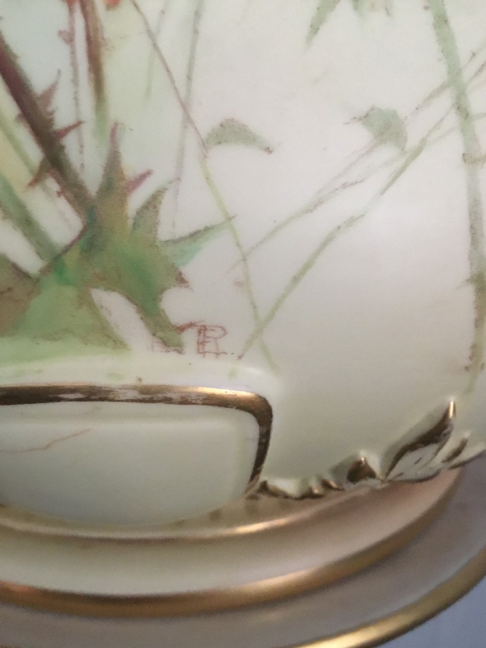 Royal Worcester jardiniere on stand by Edward Raby View IV