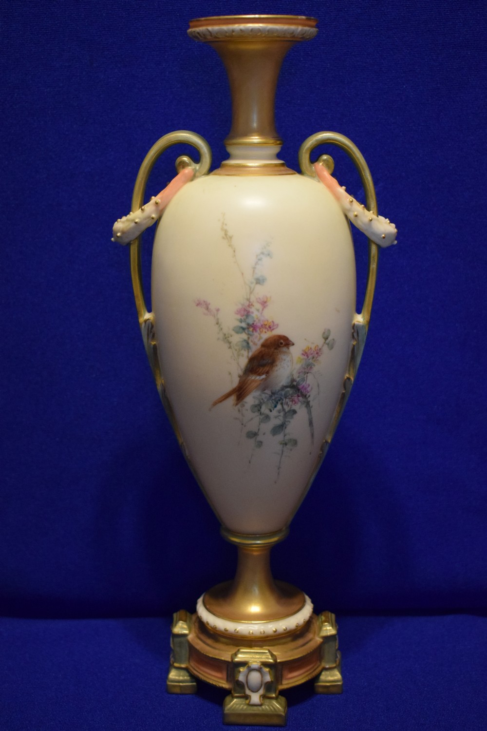 Royal Worcester vase by C Baldwyn View II