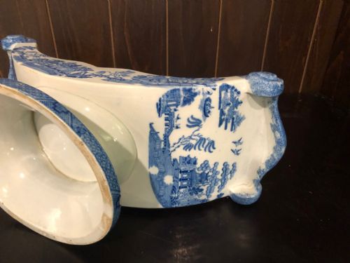 STAFFORDSHIRE WILLOW STILTON CHEESE WHEEL 1840 - ADDITIONAL PHOTO 3