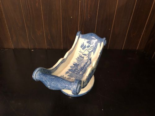 STAFFORDSHIRE WILLOW STILTON CHEESE WHEEL 1840 - ADDITIONAL PHOTO 4