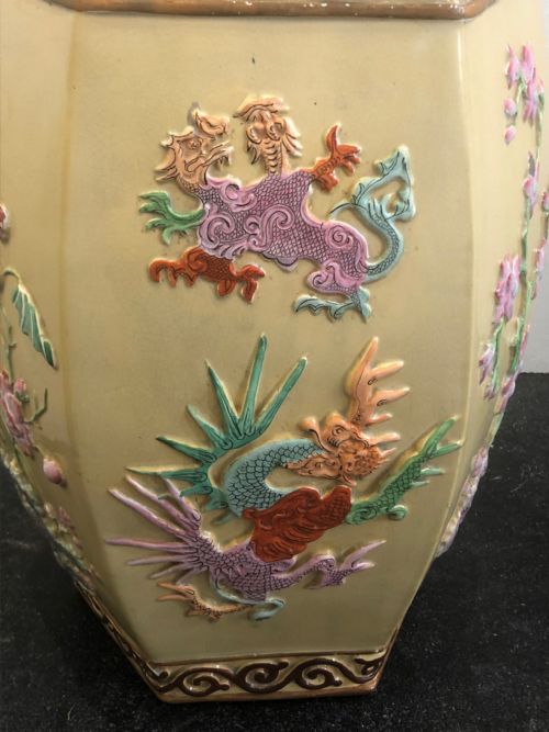 MASONS IRONSTONE GARDEN SEAT 1840 - ADDITIONAL PHOTO 2