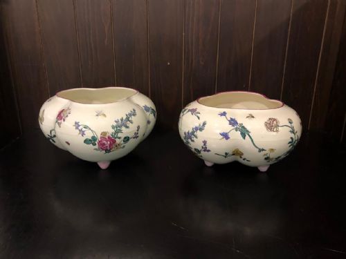 UNUSUAL PAIR OF GIEN FAIENCE JARDINIERES 188090 - ADDITIONAL PHOTO 2