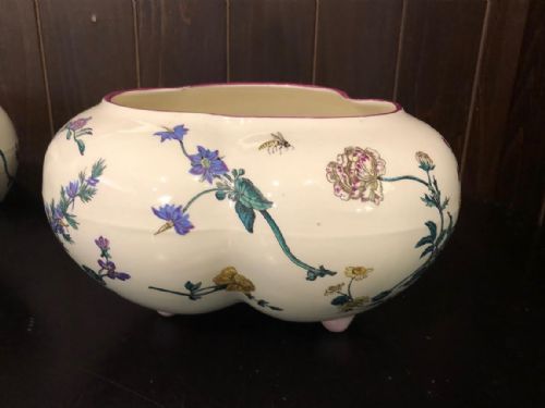 UNUSUAL PAIR OF GIEN FAIENCE JARDINIERES 188090 - ADDITIONAL PHOTO 5