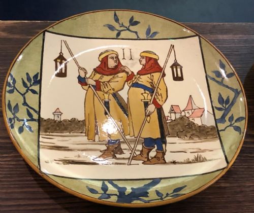 SET OF 12 MINTON ZODIAC PLATES BY HENRY STACEY MARKS 1873 - ADDITIONAL PHOTO 5