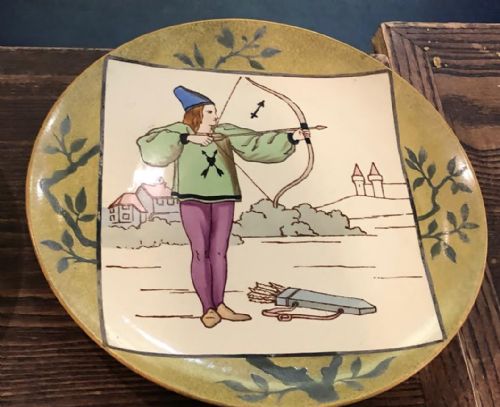 SET OF 12 MINTON ZODIAC PLATES BY HENRY STACEY MARKS 1873 - ADDITIONAL PHOTO 6