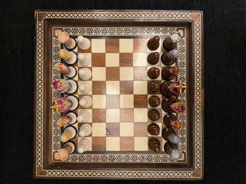 EXQUISITE MACINTYRE FAIENCE CHESS SET 1920 - ADDITIONAL PHOTO 5