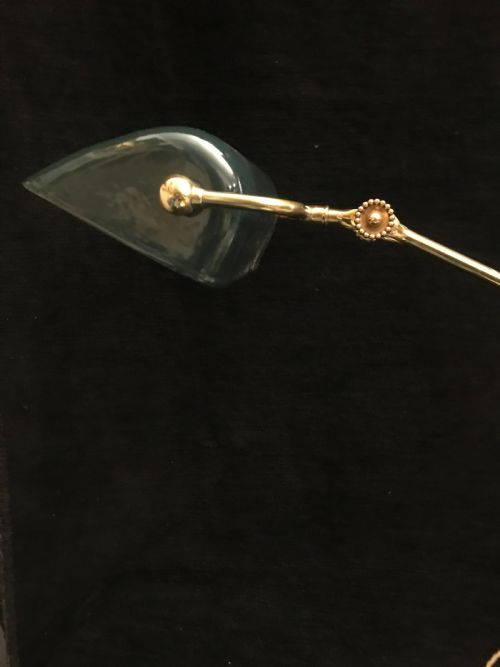 WONDERFUL DUCKDILL BRASS LAMP 1900 - ADDITIONAL PHOTO 2