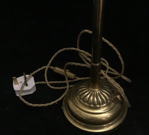 WONDERFUL DUCKDILL BRASS LAMP 1900 - ADDITIONAL PHOTO 8
