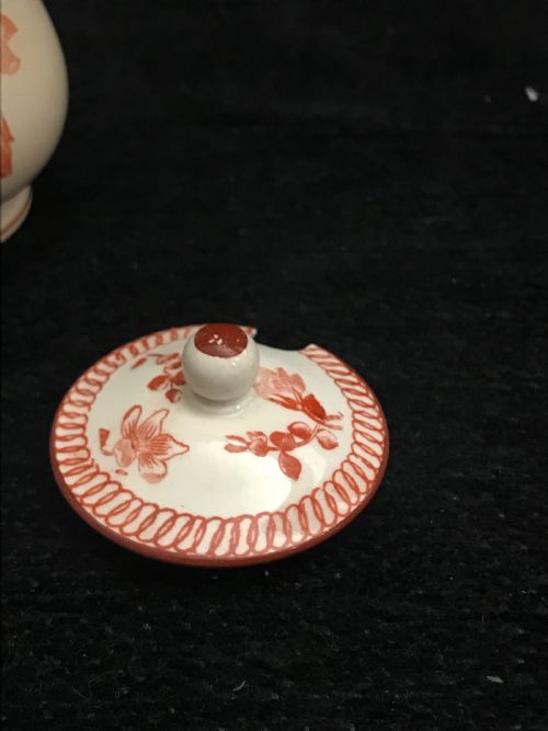 RARE WEDGWOOD CREAMWARE MUSTARD POT 18601870 - ADDITIONAL PHOTO 2
