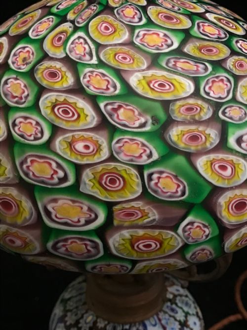 STUNNING MILLEFIORI LAMP 1900 - ADDITIONAL PHOTO 4