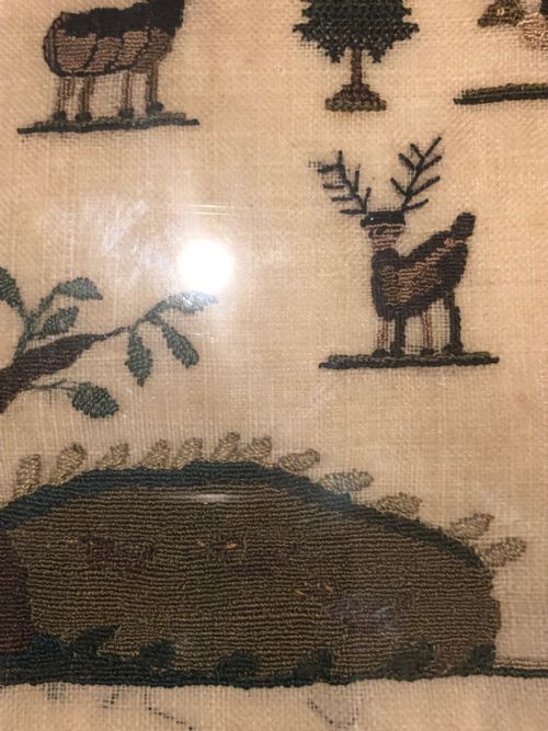 RARE SILK SAMPLER 1822 - ADDITIONAL PHOTO 5