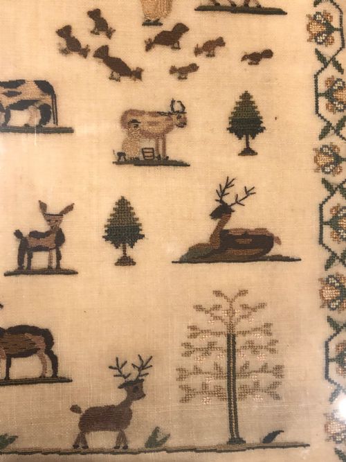 RARE SILK SAMPLER 1822 - ADDITIONAL PHOTO 6