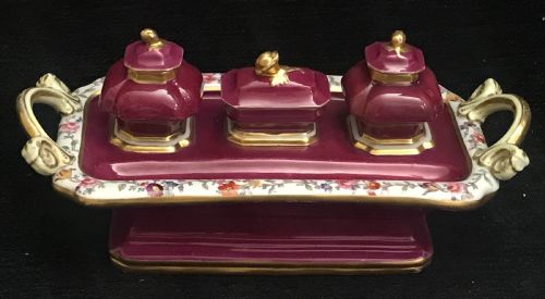 MASONS IRONSTONE INKWELL 18301840 - ADDITIONAL PHOTO 1