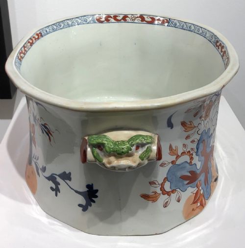 MASONS IRONSTONE FOOT BATH IN SPLIT JARDINIERE PATTERN 18131820 - ADDITIONAL PHOTO 8