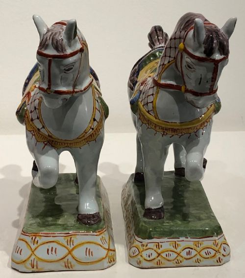 RARE DUTCH DELFT HORSES 17801820 - ADDITIONAL PHOTO 2