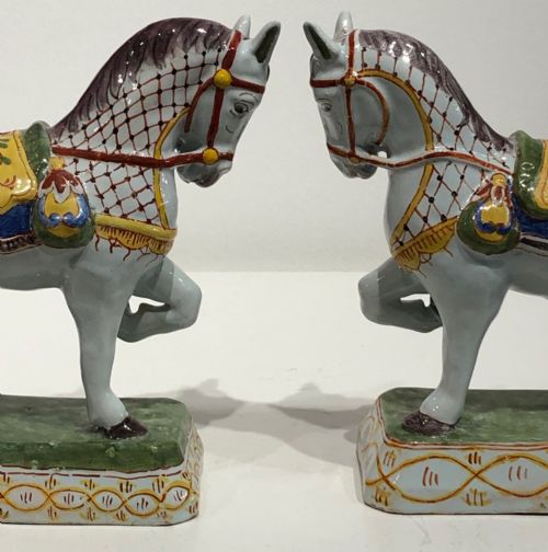 RARE DUTCH DELFT HORSES 17801820 - ADDITIONAL PHOTO 3