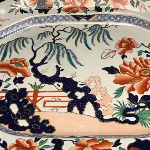 HICKS MEIGH IRONSTONE PLATTER 1820 - ADDITIONAL PHOTO 2