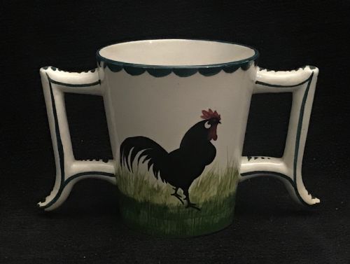 COLLECTION OF WEMYSS CUPS AND VASES IN COCKEREL AND HEN PATTERN 18801900 - ADDITIONAL PHOTO 3