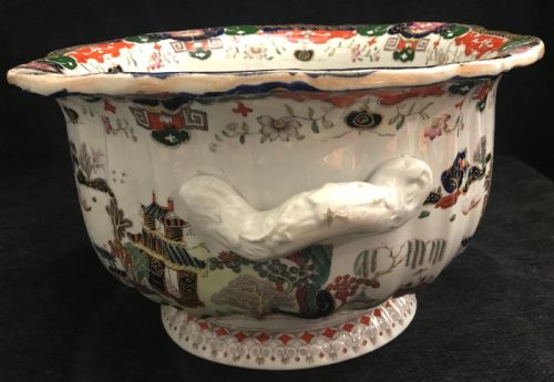 MASONS IRONSTONE FOOT BATH IN WILLOW PATTERN 1845 - ADDITIONAL PHOTO 3