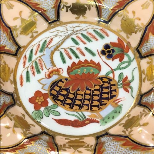 PORCELAIN DESSERT SERVICE IN WATERLILY PATTERN 1810 - ADDITIONAL PHOTO 7