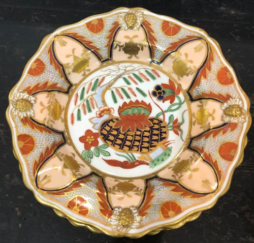 PORCELAIN DESSERT SERVICE IN WATERLILY PATTERN 1810 - ADDITIONAL PHOTO 13