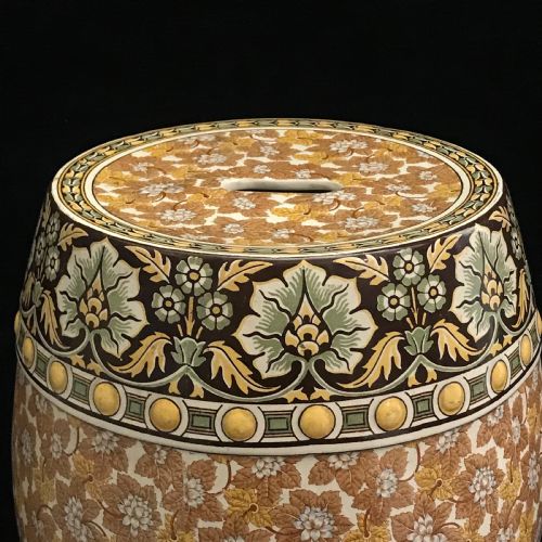 MINTON CHINTZ GARDEN SEAT 18701890 - ADDITIONAL PHOTO 3