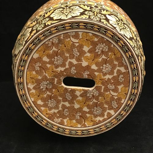 MINTON CHINTZ GARDEN SEAT 18701890 - ADDITIONAL PHOTO 4
