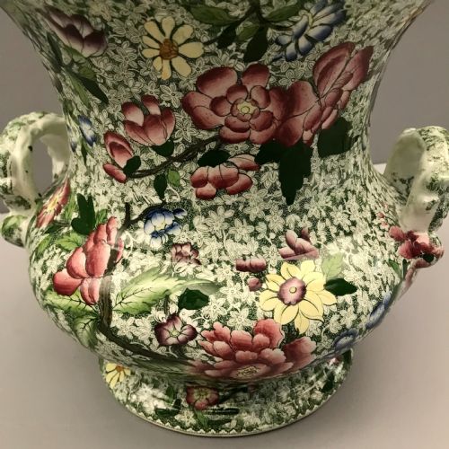 CHINTZ URNSHAPED SLOP PAIL WITH LID 18301840 - ADDITIONAL PHOTO 3