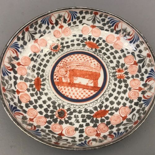 MINTON TEA SET IN MAD COW PATTERN 18151820 - ADDITIONAL PHOTO 6