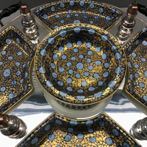 RARE COALPORT PORCELAIN SUPPER SET WITH LAZY SUSAN 18151820 - ADDITIONAL PHOTO 4