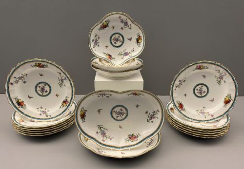 spode dessert service 1900 - CATEGORY: ANTIQUE CERAMICS - DATED EDWARDIAN