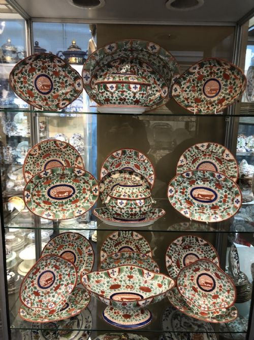 RARE MINTON CRAZY COW PATTERN DESSERT SERVICE 18051820 - ADDITIONAL PHOTO 1