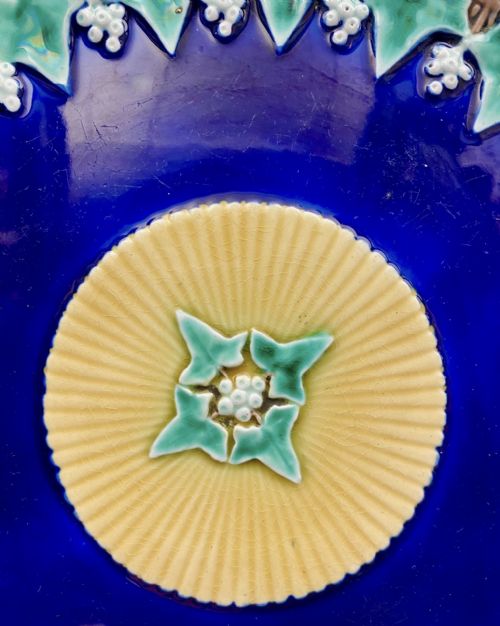 WEDGWOOD MAJOLICA DESSERT SERVICE 1870 - ADDITIONAL PHOTO 5