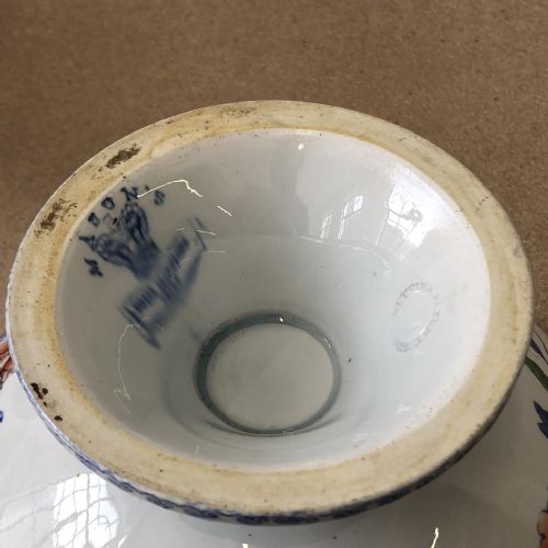 PR OF MASONS IRONSTONE SOUP TUREENS GRASSHOPPER PATTERN 18131820 - ADDITIONAL PHOTO 7