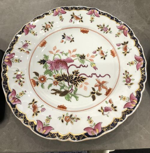 A SET OF 12 DINNER AND SET OF 12 DESSERT PLATES MASONS IRONSTONE 1835 - ADDITIONAL PHOTO 1