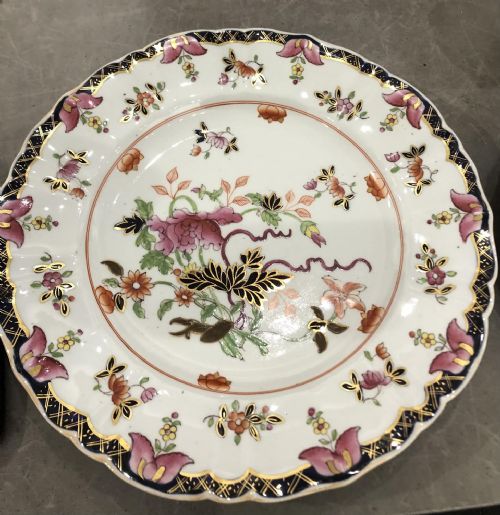 A SET OF 12 DINNER AND SET OF 12 DESSERT PLATES MASONS IRONSTONE 1835 - ADDITIONAL PHOTO 2