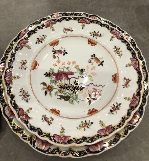 A SET OF 12 DINNER AND SET OF 12 DESSERT PLATES MASONS IRONSTONE 1835 - ADDITIONAL PHOTO 3
