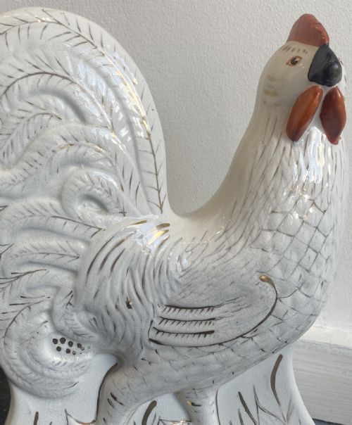 A PAIR OF STAFFORDSHIRE COCKERELS C1870 - ADDITIONAL PHOTO 4