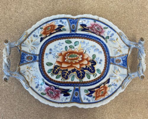 A PAIR OF HICKS AND MEIGH IRONSTONE SAUCE TUREENS ON STANDS 2ND PAIR - ADDITIONAL PHOTO 5
