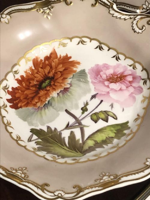 AN EXCEPTIONAL SPODE FELSPAR PORCELAIN DESSERT SERVICE CIRCA 1825 - ADDITIONAL PHOTO 7