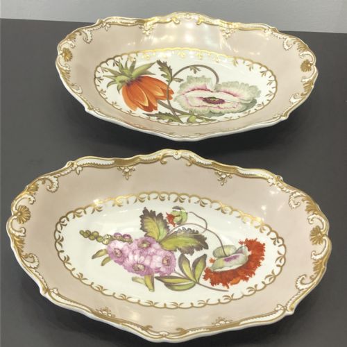 AN EXCEPTIONAL SPODE FELSPAR PORCELAIN DESSERT SERVICE CIRCA 1825 - ADDITIONAL PHOTO 11