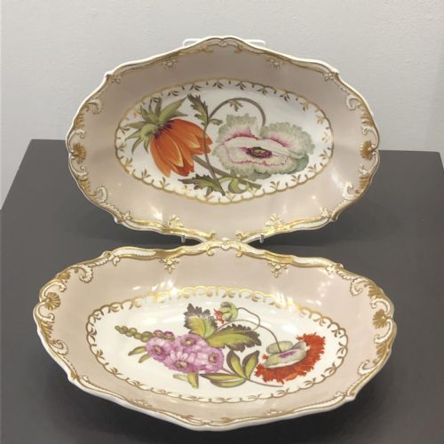 AN EXCEPTIONAL SPODE FELSPAR PORCELAIN DESSERT SERVICE CIRCA 1825 - ADDITIONAL PHOTO 13