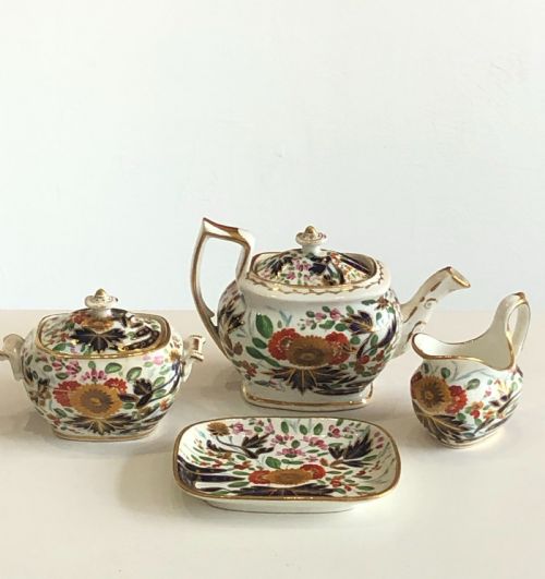 EXTREMELY RARE COALPORT CHILD SET IN THUMB AND FINGER PATTERN CIRCA 1820 - ADDITIONAL PHOTO 6